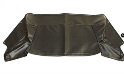 Kalechecover Peugeot 205 i sort kunstlæder, til når kalechen er nede....